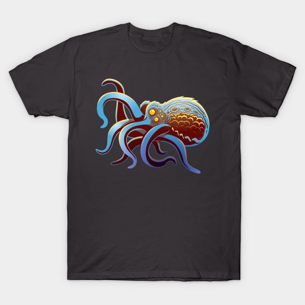 Monster Octopus T-Shirt by LAckas